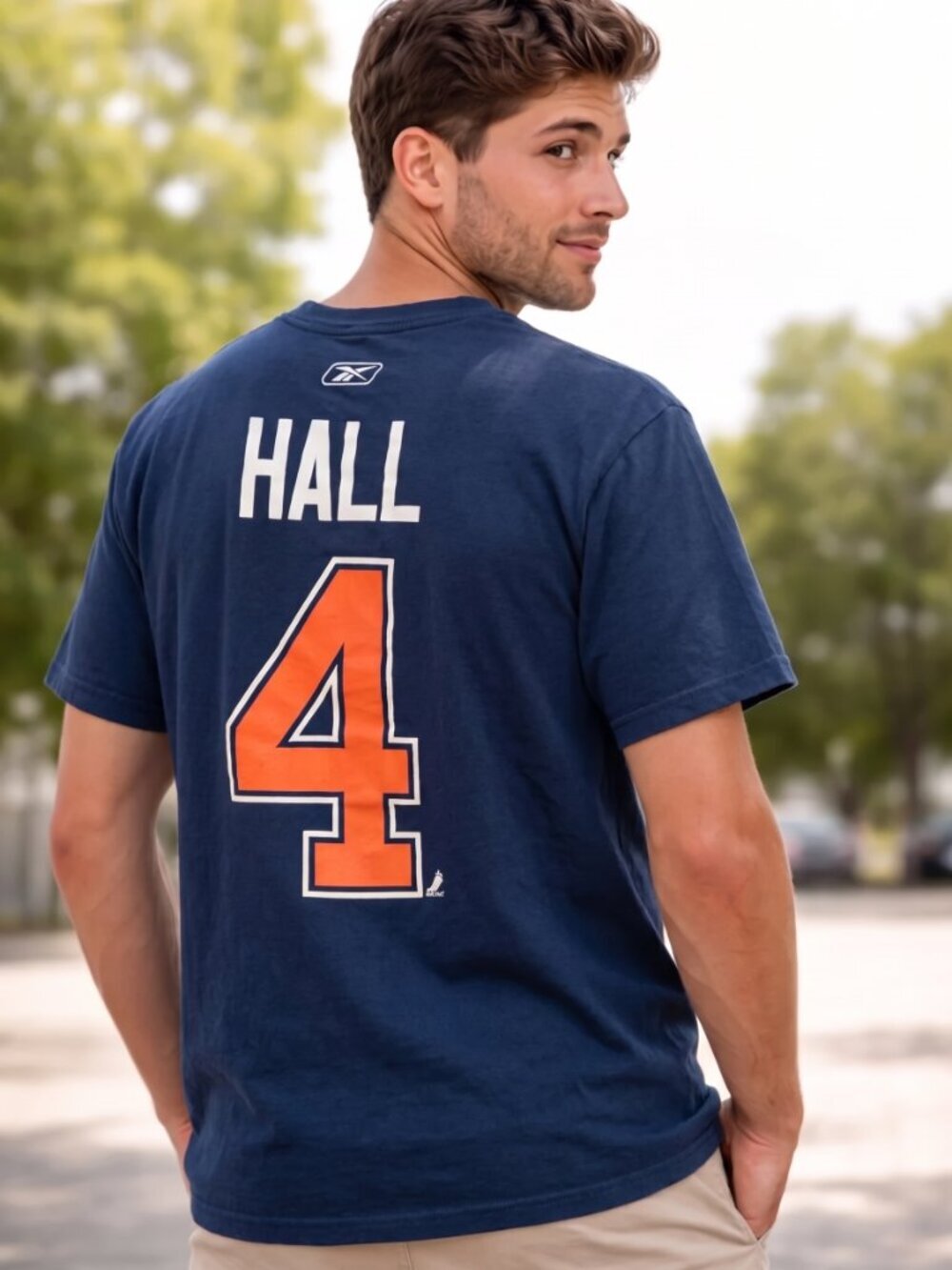 OILERS NHL "HALL" MEN TEE (large)